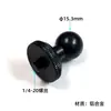 Suporte para transmissão ao vivo de celular, acessório em forma de bola com base de ajuste rotativo, parafuso 1/4, 3/8, cabeça de bola 1315172025, liga de alumínio