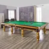 Mesa de Bilhar Snooker Estilo Britânico, Bola 8 Estilo Americano, Bola 9, Mesa de Bilhar Sexta Geração, Fabricante de Mesa de Bilhar com Retorno Automático de Pedra de Ardósia