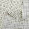 Nuevo Tejido Teñido en Hilo de Imitación Lino Estilo Escocés Británico Tela para Equipaje Tela para Sofá Tela Decorativa para Zapatos y Sombreros