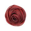 Estilo Coreano 6cm Organza Flor Rosa Estéreo Bud 3.5cm Flor de Fio de Neve Artesanal Decoração para Sapatos e Chapéu Vestido de Bebê