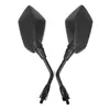 Espelho retrovisor de motocicleta transfronteiriço, refletor de scooter, espelho universal grande-angular para veículos elétricos, bicicletas de praia e veículos de quatro rodas