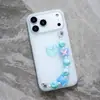 Capa de Celular Transparente de TPU Fosco 1.8mm Adequada para Apple Iphone17Promax com Pulseira em Formato de Doce