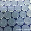Venta Directa Ecológico Grado Alimenticio Transparente Antideslizante Almohadilla de Silicona Redonda Autoadhesiva Impermeable Tapa de Botella Sellada Junta de Silicona