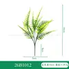 Helecho Persa, Eucalipto, Hoja de Bambú, Manojos de Helecho Hoja de Sauce, Plantas Verdes Artificiales Transfronterizas, Decoración del Hogar, Decoración del Jardín
