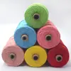 Cuerda de algodón trenzada multihilo de 4 mm con núcleo de color tembloroso, cuerda de algodón para manualidades DIY hechas a mano, tapicería, personalización
