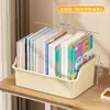 Caixa de armazenamento de livros com polia, dormitório estudantil, mesa, mochila escolar, caixa de armazenamento, cesta de armazenamento de mesa, classificação, caixa de livros de sala de aula