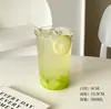 Copo de Vidro para Chá de Frutas Resistente a Altas Temperaturas, Grande Capacidade, Copo de Café Simples Estilo Americano, Copo de Chá de Limão para Uso Doméstico no Verão, Copo para Milk Tea