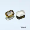 Rinestones Brillantes para Uñas Dongzhou 8*6MM Rectangulares Octagonales de Fondo Puntiagudo Rinestones Accesorios para Aretes DIY Nuevos Rinestones de Cristal K9