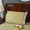 Almofada simples de verão secagem de couro almofada de ervas fronha para adulto 50cm x 70cm fronha simples peça de almofada de esteira de grama