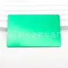 Cartão de Visita de Metal de Alumínio Pode Ser Gravado com Tag de Identidade DIY Personalizada da Empresa Etiqueta de Nome com Logotipo Personalizado