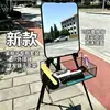 Corte de Cabello al Aire Libre Soporte Retráctil Espejo HD Cesta Kit Completo Puesto de Mercado Nocturno Corte Rápido Esquina de la Calle Herramientas de Peluquería