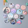 Insígnia de lata comemorativa criativa Estrela de desenho animado japonês Insígnia periférica mágica Broche de anime com duplo flash