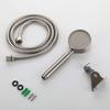 Cabezal de ducha presurizado de mano de acero inoxidable 304 directo de fábrica, cabezal de ducha ajustable de tres velocidades, extraíble y lavable
