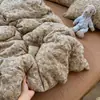 Juego de Cuatro Piezas de Gasa de Algodón de Doble Capa Grado Materno e Infantil, Funda de Edredón de Gasa de Algodón Puro, Sábana de Algodón Puro Juego de Tres Piezas para Dormitorio