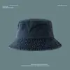 Sombrero de Pescador de Mezclilla Lavada Retro Estilo Japonés para Mujer Verano Estilo Coreano Moda Combinable Protección Facial Pequeña Visera Sombrero Cubo Sombrero de Cuenca para Hombre