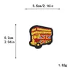Parche insignia de coche de dibujos animados bordado por computadora para chaquetas de plumas y pantalones Parches hechos a mano para DIY