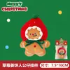 Lanyard con Figura de Muñeco de Navidad Original Tengyi Colgante Decorativo Versátil Muñeco Mochila Accesorios Colgantes de Felpa Lindos