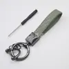 Chaveiro de couro para carro transfronteiriço, chaveiro artesanal com padrão de diamante, chaveiro de casal, chaveiro de bolsa e carro