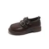 Sapatos de Couro Estilo Britânico para Meninas 2026 Nova Coleção Primavera e Outono Mocas Infantis para Meninas Pequenas, Sapatos Mary Jane da Moda para Crianças Maiores