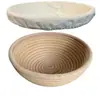 Cesta Redonda de Ratán Tejido para Fermentación de Pan Horneado Seco Estilo Europeo Cesta de Fermentación Cesta Redonda para Prueba de Pan