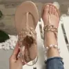 2026 Novas Sandálias de Dedo Abertas para Verão de Comércio Exterior Indoor Sandálias com Solado Grosso Femininas para Praia