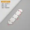 Código de ángulo de acero inoxidable engrosado fijo ángulo recto lámina plana en forma de L código de ángulo de 90 grados soporte de estante de partición Accesorios para muebles