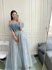 Yunxiangjia Xianqi Diseño Reductor de Edad Adulto Ceremonia Compromiso Cena Romántica Cumpleaños Pengkirt Examen de Arte Vocal Vestido de Noche