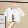 Camiseta de Manga Corta para Niña Verano 2026 Nueva Ropa Infantil para Niños Mayores Algodón Puro Manga Media Top de Verano Infantil Camiseta de Moda
