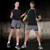 Roupas de Corrida de Verão Camiseta Esportiva Roupas de Secagem Rápida Seda de Gelo Manga Curta Grupo de Corrida Personalizado Roupas Fitness Camiseta Solta Camisa Publicitária