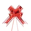 Decorações para Festa de Fim de Ano, Laços Relevados Revestidos de Alumínio, Decorações para Carro de Casamento, Embalagem de Presentes de Natal