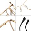 Nuevos anteojos para miopía con luz azul anti-marco completo al por mayor anteojos retro de protección ocular hombres metal acero inoxidable PC anteojos mujeres