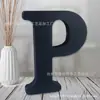 Enfeites de Letras Inglesas de Madeira da Amazon Decoração de Parede Europeia para Casa Adereços para Fotografia de Casamento Artesanato em Madeira