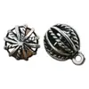 Botões de Liga Vazados Estilo Étnico Retrô Botões de Metal Dinastia Han Cheongsam Pulseiras Contas Soltas Atacado Botões Multi-Estilo