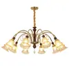 Lámpara Colgante Vintage Americana Nueva para Sala de Estar 2026, Luz Principal Retro para Dormitorio, Lámpara Colgante para Comedor Loft Homestay