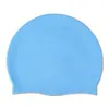 Gorro de natación de silicona de 55 g, Gorro de natación de silicona que no aprieta con protección para los oídos, Unisex, Protección impermeable para los oídos Gorro de natación de 60 g
