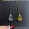 Popular Hielo Triturado Estrella de Hielo Luna de Ensueño Luna Collar Versátil Cadena de Clavícula en Forma de Corazón Joyería de Gama Alta Venta al por Mayor