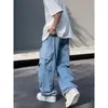 Suministro Exclusivo Transfronterizo de Pantalones Cargo de Paracaidista para Hombre Primavera y Otoño 2026, Pantalones Casuales Anchos de Pierna Sueltos Retro Modernos Estilo Americano al por Mayor