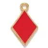 Acessórios para Joias DIY Flor de Ameixa Pêssego Vermelho Liga Esmalte Chaveiro Pingente Brincos Pulseira Colar Corrente de Celular Ornamento
