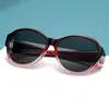Gafas de Sol Diarias con Protección Solar para Transmisiones en Vivo de Celebridades de Internet, Gafas de Sol Antirreflejos para Conducir, Gafas para Adelgazar el Rostro para Mujeres, Gafas de Doble Uso para Exteriores