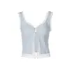 Camisole Colorida Listrada Dopamina Doce e Picante para Mulheres, Top Sexy Estilo Streetwear Ins com Patchwork de Renda para Garotas Descoladas