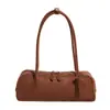 Bolso de Hombro para Mujer Estilo Francés, Bolso tipo Baguette para Salchicha de Nicho, Otoño 2025, Retro, Mate, para el Trabajo, Commuter