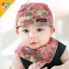 Chapéu de Bebê 2025 2-6-12 Meses Primavera Outono Verão Fino Lenço de Cabeça Infantil Chapéu de Pirata Chapéu Baotou Masculino e Feminino Chapéu Infantil
