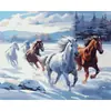 Dropshipping Transfronterizo Pintura al Óleo Digital al por Mayor Pinturas sin Marco 40X50 Amazon Wish Fábrica de Pintura Vestíbulo Ozon Caballo