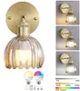 Luminária de Parede Amazon Transfronteiriça Norte-Americana Tulipa Vidro Cúpula Espelho Farol E26 Banheiro 3 Lâmpadas