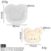 Molde de silicona para juguete blando estilo tejido, formas de gato Miffy y árbol de Navidad, molde hecho a mano para hacer juguetes de comida