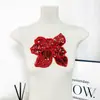 Tecido Patch Flor de Lantejoula Acessórios para Roupas Patch Decorativo Artesanal DIY Patch Bordado Estilo Coreano