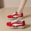 Zapatos deportivos para mujer, modelo nuevo con cordones, zapatillas tipo dad que aumentan la altura, casual a la moda, zapatos de entrenamiento alemanes para primavera y otoño, 2026 con suela gruesa