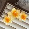 Moda Feminina Cor Doce Flor de Ameixa Grande Flor Três Flores Presilha de Cabelo Traseira Volume do Cabelo Múltiplas Placas Acessórios de Cabelo de Alta Qualidade