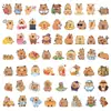 50 Adesivos Fofos de Cachorro Golden Retriever Adesivos de Cachorro Pet Curativos Decoração DIY para Mala Laptop