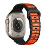 Nueva correa de silicona de tres cuentas bicolor para Apple Watch 1-10.ª generación Ultra s10